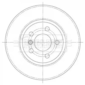 BORG & BECK bbd5365 -  Тормозной диск